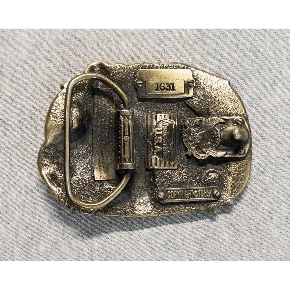 Vtg‎ 1985 ATV Rider All Terrain Vehicle Belt Buckle Great American Buckle Co.